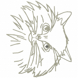 Cats Embroidery Design 9 Cats Embroidery Design 9